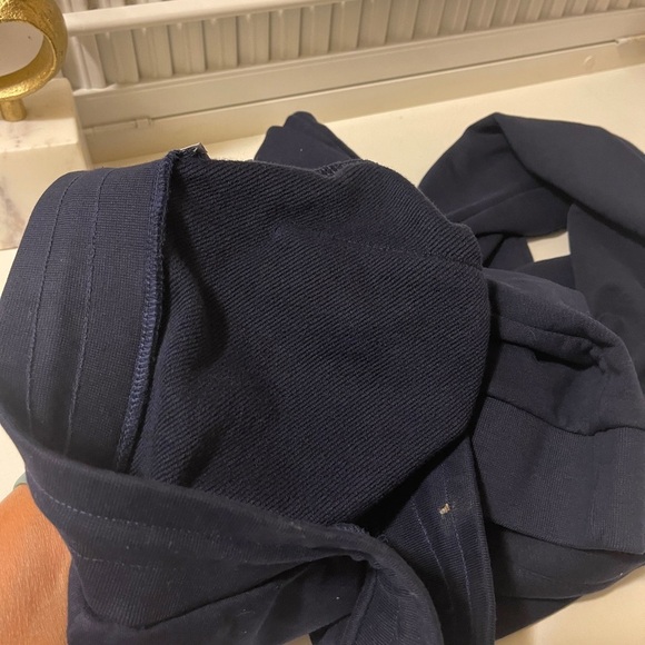 Navy blue sweatpants Medium fits perfectly front with signature logo and label - Picture 10 of 16